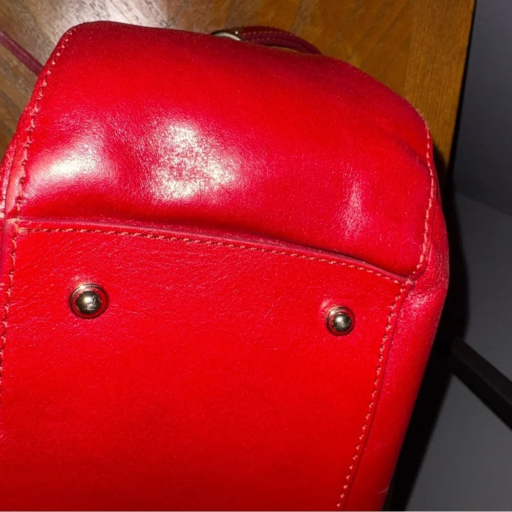 Brahmin Realynn Lava Topsail Satchel in EUC
